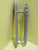 Painted Grey over Brass Pull Handle   245L x 45W x 60D