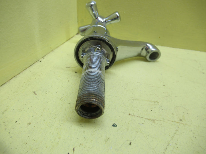 Modern Traditional Basin Mounted Hot & Cold Taps 105H x 45Dia/Spout 70L