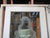 French Door with Etched Glass of Whimsical Deer 1970H x 810W x 45D