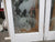 French Door with Etched Glass of Whimsical Deer 1970H x 810W x 45D