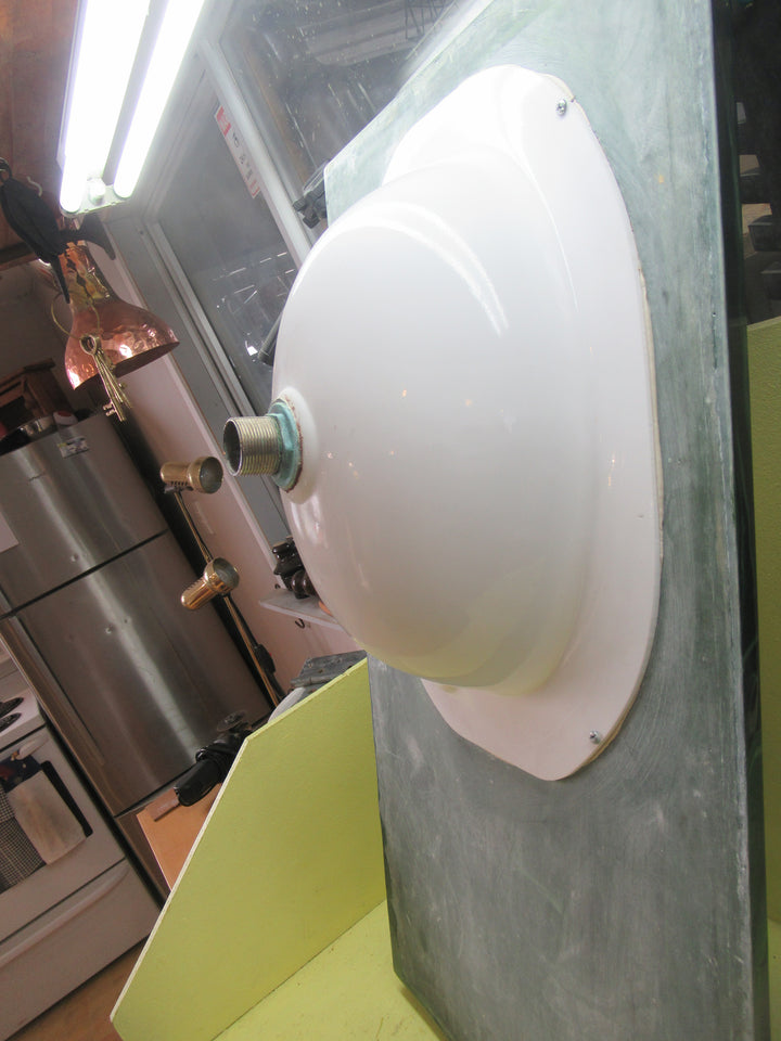 Green Marble Resin Vanity Top with Insert Basin and Tapware 260H x 915W x 500D/Back Board 70mm