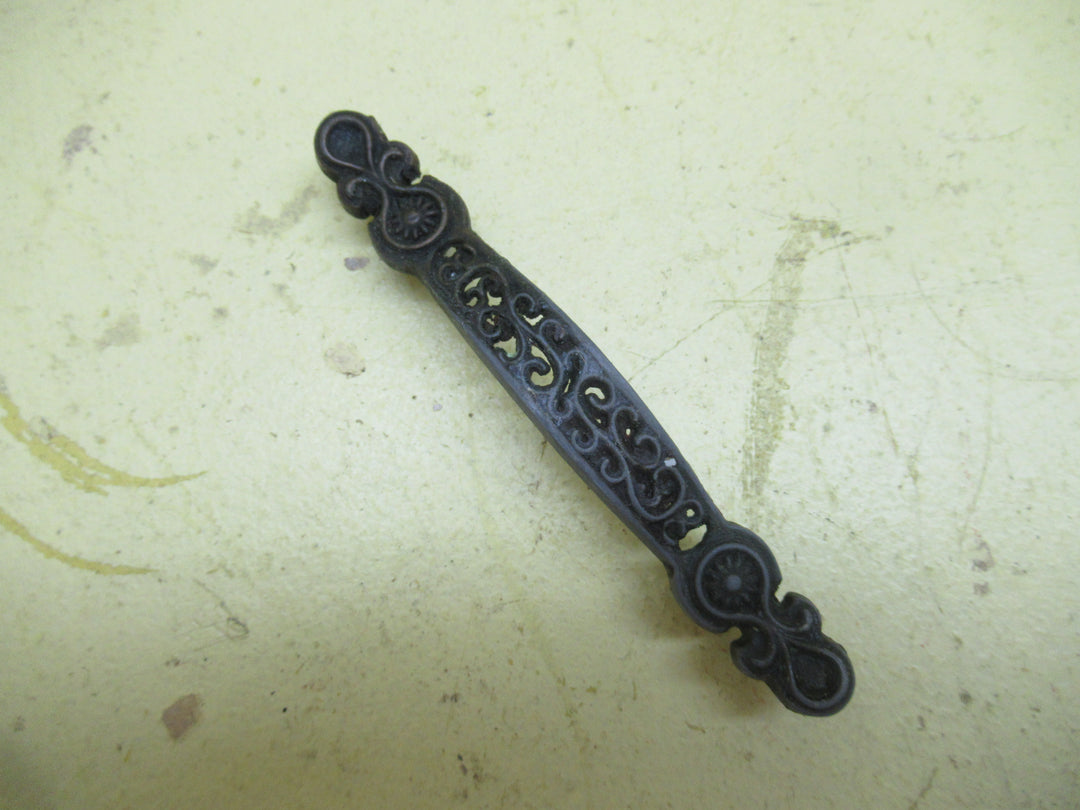 Swirly Design Antique Copper Draw Handles 122L x 15W x 23D