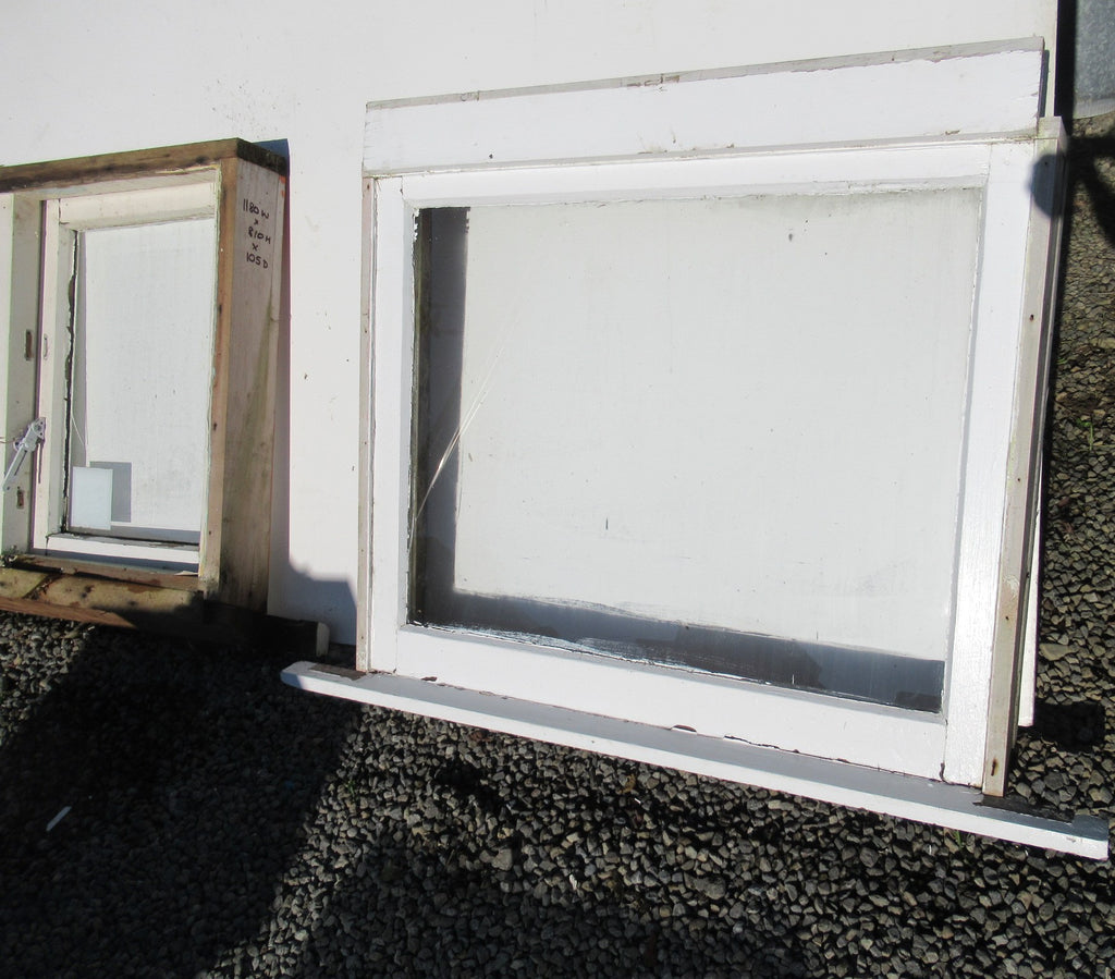 Simple Non Opening Wooden Window 755H x 910W x 140D