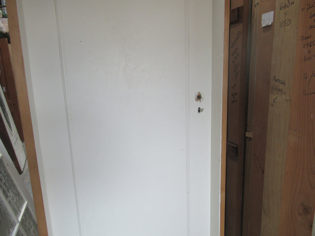Moulded Panel Hollowcore Door in Frame 2025H x 810W x 110D/Door 1970H x 765W