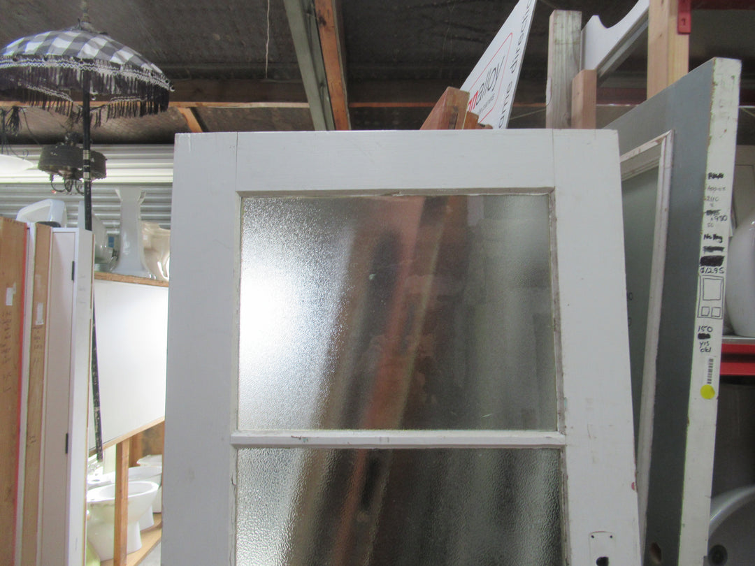 4 Lite Glitter Glass Exterior Door 1980H x 760W x 45D