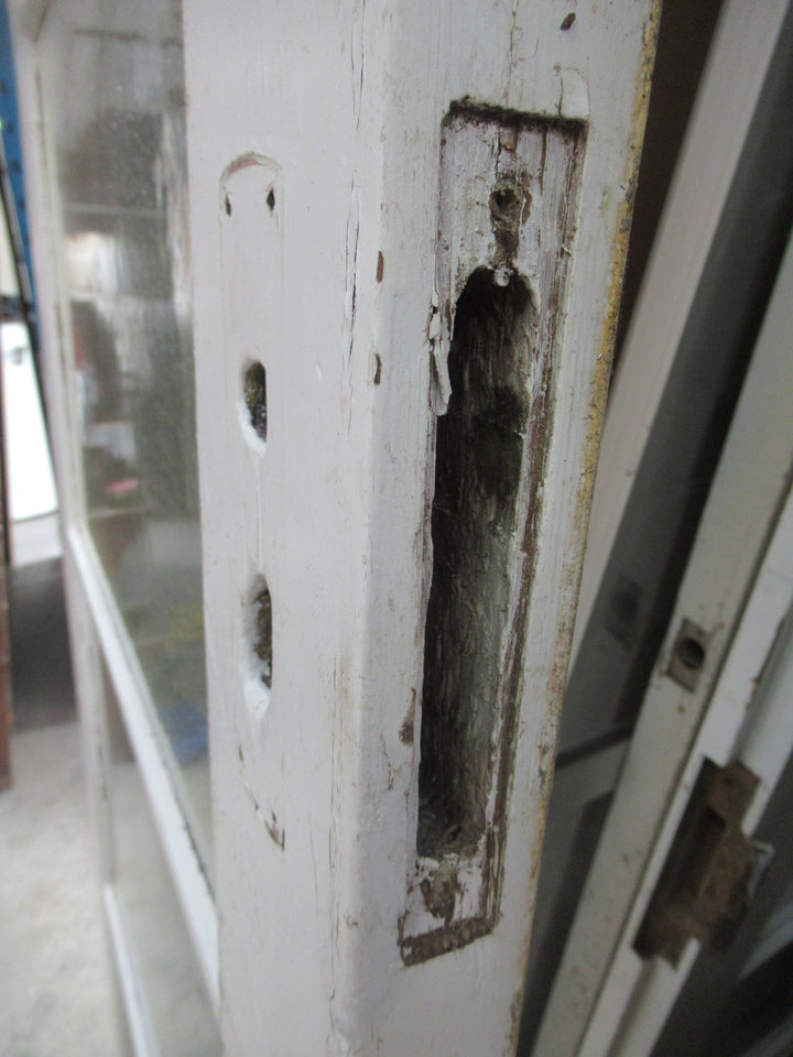 4 Lite Glitter Glass Exterior Door 1980H x 760W x 45D