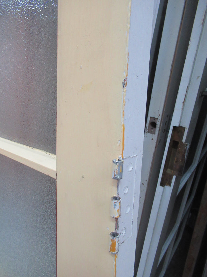 4 Lite Glitter Glass Exterior Door 1980H x 760W x 45D