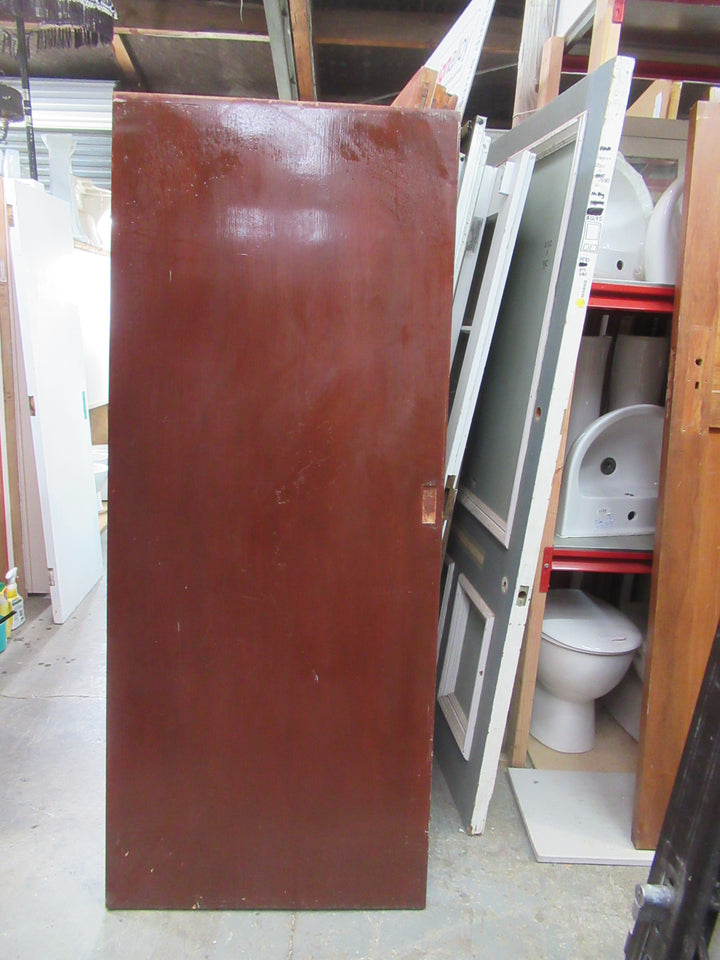 Timber fFnish Hollowcore Sliding Door1980H x 815W x 40D