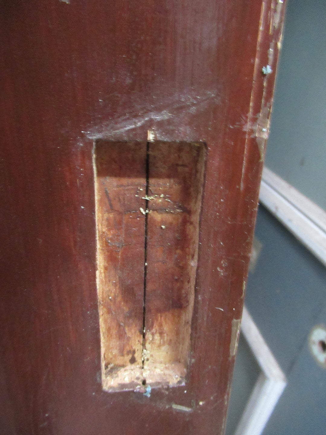 Timber fFnish Hollowcore Sliding Door1980H x 815W x 40D