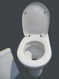 Vita Toilet with Self Closing Lid/Cistern & Toilet Roll Holder 450H x 380W x 700D