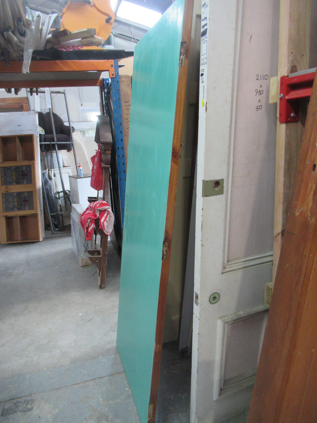 Green Hollowcore Door 1975H x 755W x 40D