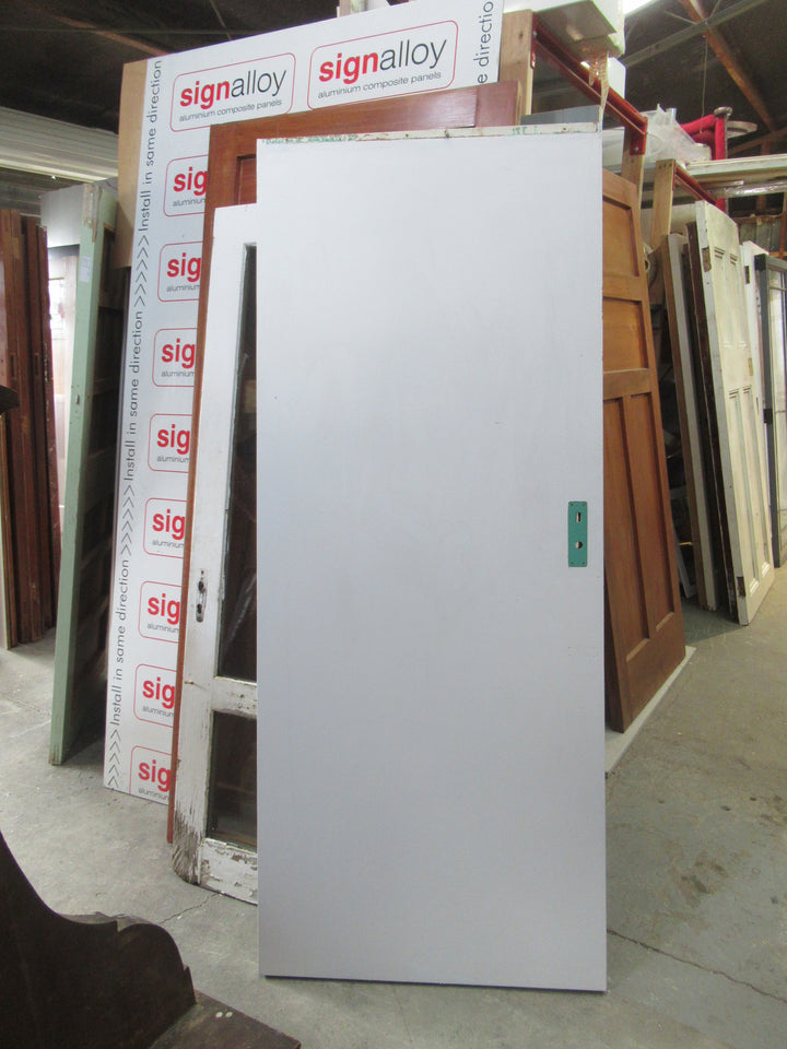 White/Gold Painted Hollowcore Door 1985H x 805W x 40D