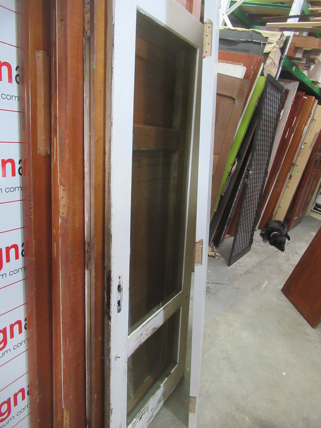 White/Gold Painted Hollowcore Door 1985H x 805W x 40D