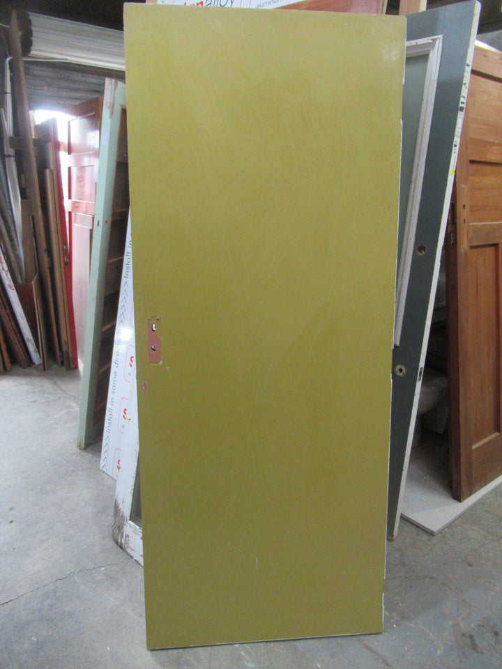 White/Gold Painted Hollowcore Door 1985H x 805W x 40D