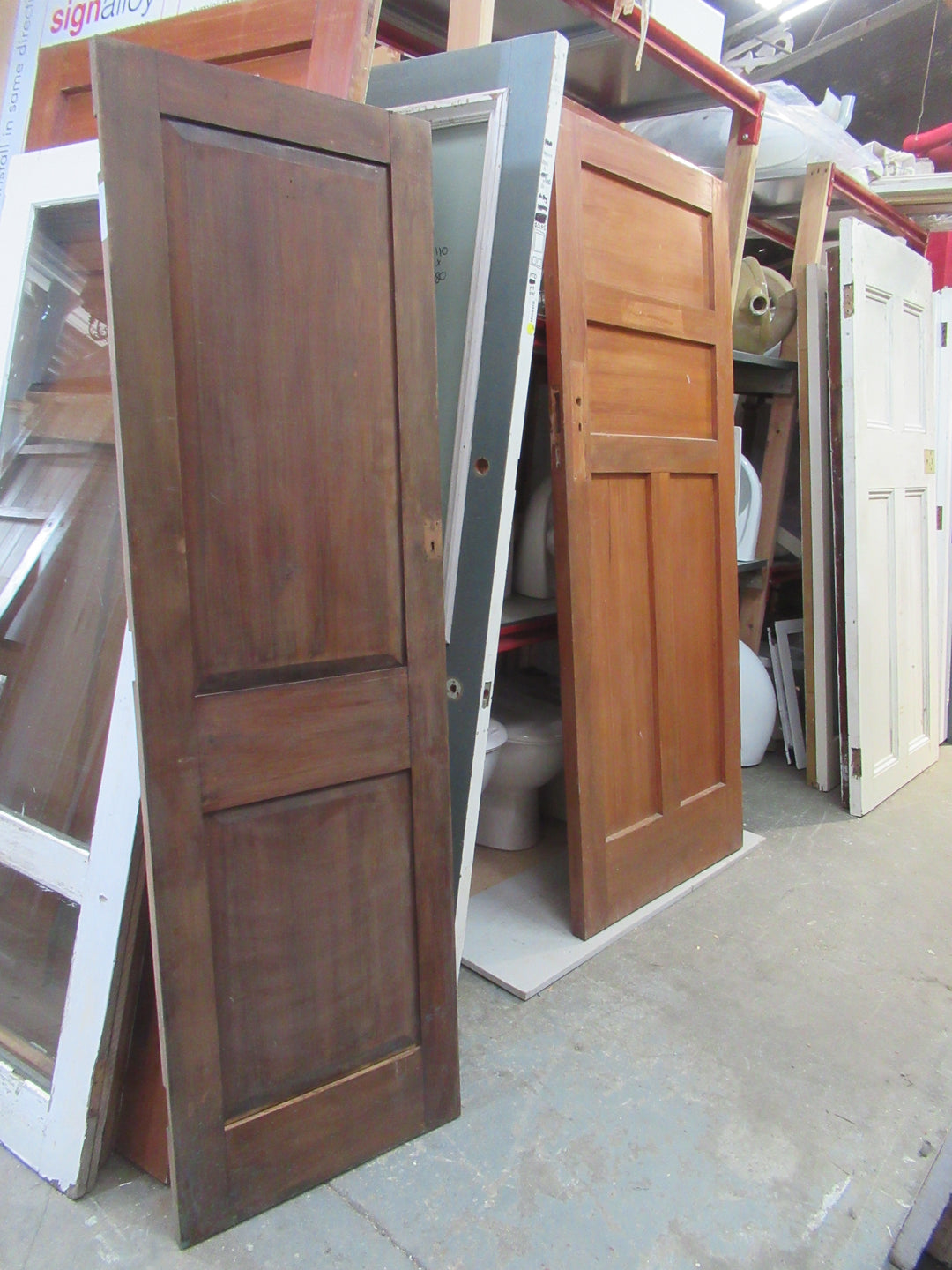 2 Panel Hallway Native Timber Door 1685H x 570W x 30D
