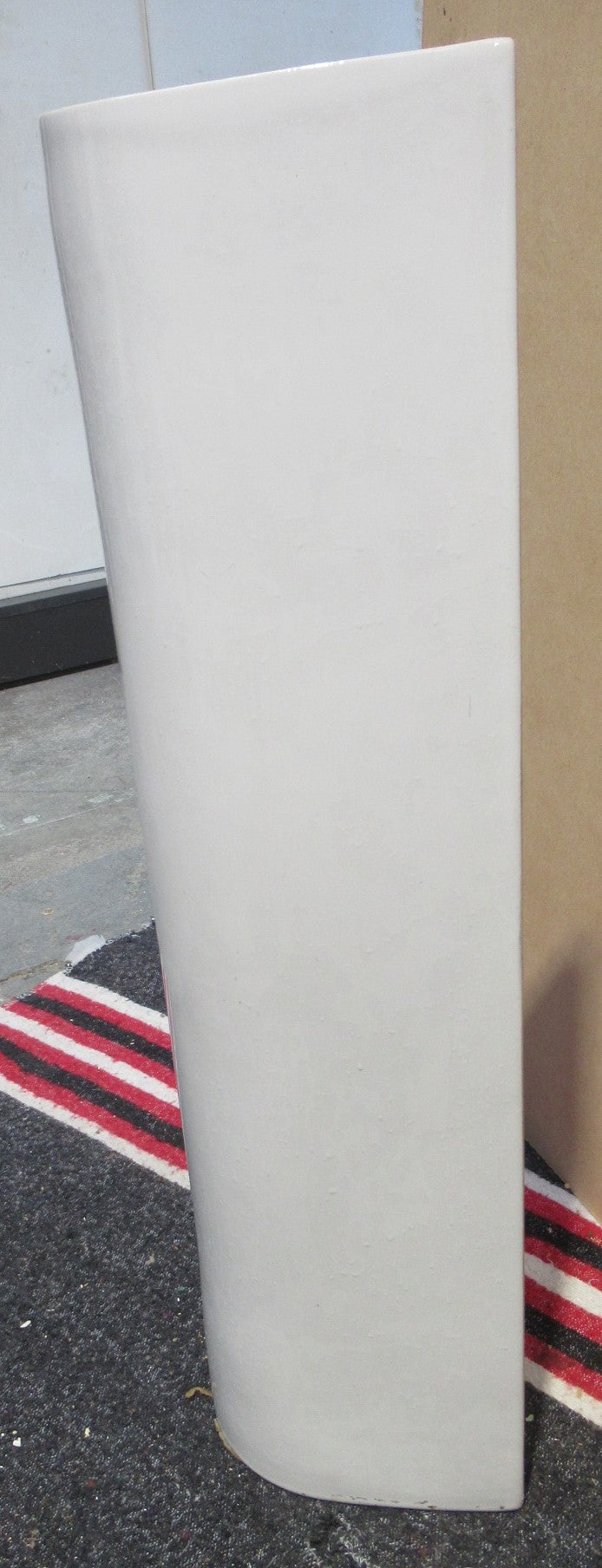 Simple White Porcelain Pedestal   670H x 180D x 180W