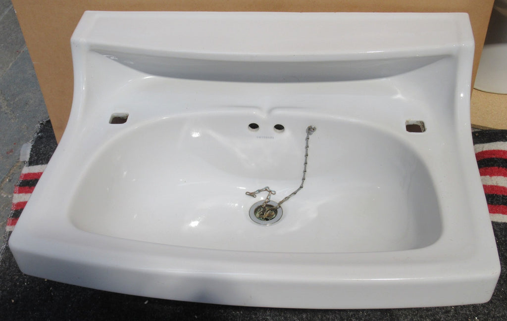 Twyfords white Hand Basin with Shelf   640W x 370H x 465D