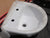 New Twyford Half Circle White Basin   190H x 500W x 425D