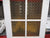 6 Lite Square Pattern Glass/1 Panel Interior Door 1985H x 755W x 30D