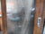 Native Timber Single Sliding Door with Waterfall Glass     1975H x 765W