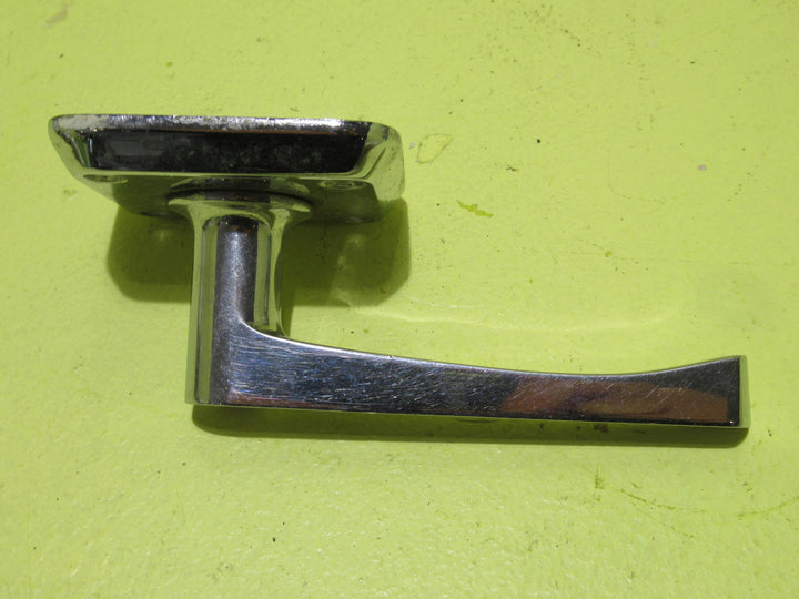 Art Deco Brass Lever Handle on Square Plate 57SQ/Lever 112L x 45H