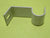 White Curtain Rod Holders   16H x 20W x 50D