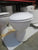 White Porcelain Toilet & Cistern 450H x 360W x 530D