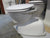 White Porcelain Toilet & Cistern 450H x 360W x 530D