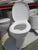 White Porcelain Toilet & Cistern 450H x 360W x 530D