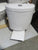 White Porcelain Toilet & Cistern 450H x 360W x 530D