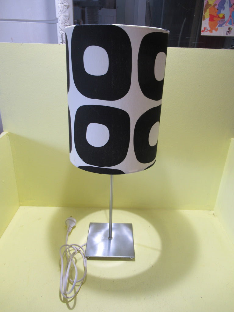 Retro Beside/Lounge Light with on/off Switch with Fabric Lamp Shade 615H x 230Dia