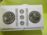 Martec Profile Plus 2 Heat 3 in 1 Bathroom Heater Exhaust Fan & Lights 48L x 30W x 20D