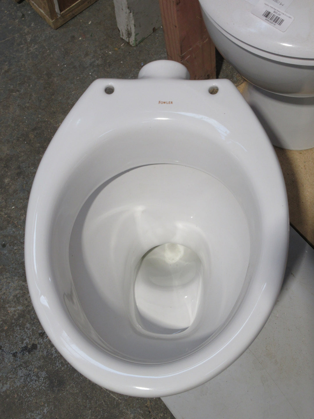 Fowler White Porcelain Toilet Pan 390H x 350W x 540D