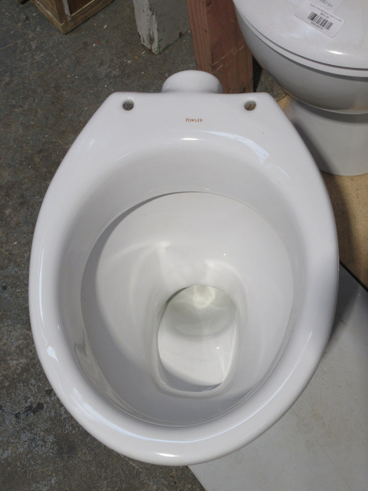 Fowler White Porcelain Toilet Pan 390H x 350W x 540D