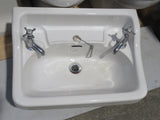 Modern Traditional Alfred Johnston & Sons Porcelain Basin with Methven Tabs 560W x 300H  x 420D