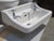 Modern Traditional Alfred Johnston & Sons Porcelain Basin with Methven Tabs 560W x 300H  x 420D