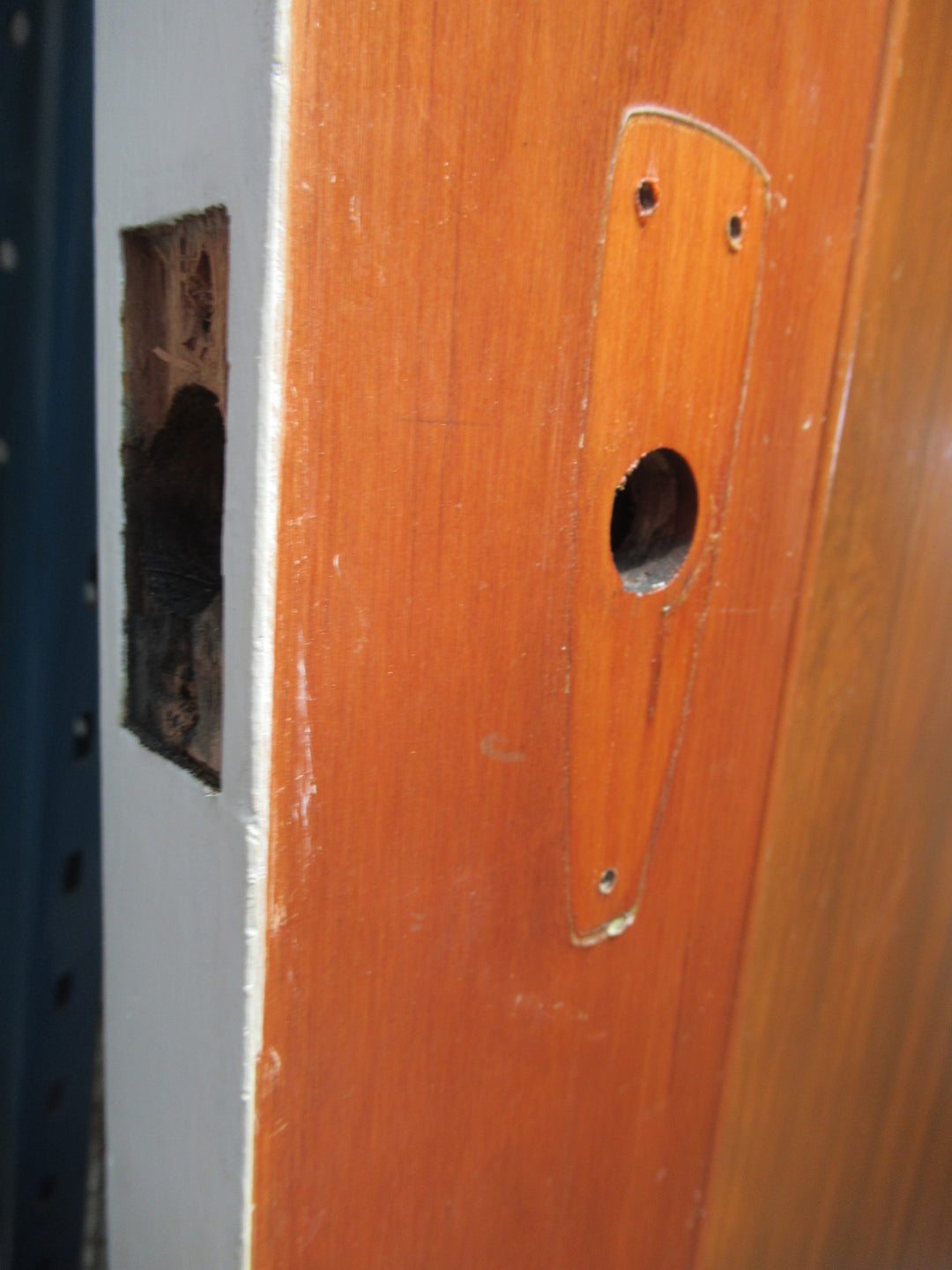 1 Panel Rimu Interior Door   2020H x 810W x 20D