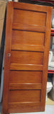 5 Panel Rimu Interior Door   1965H x 810W x 45D