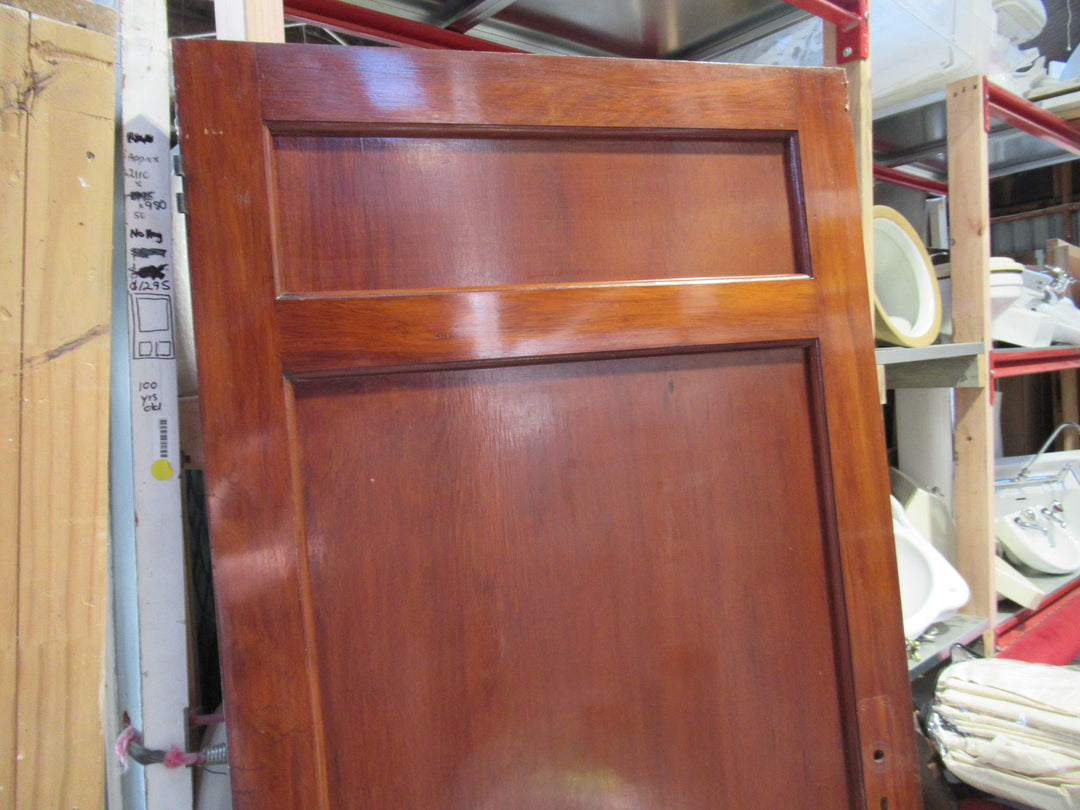 3 Panel Rimu Varnished Internal Door 1965H x 810W x 45D