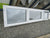 Narrow Double Glazed Dove Grey Aluminium Windows Non Opening/Opening 2000H x 400W x  260D