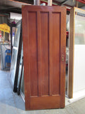 Vertical Stripe 3 Panel Interior Native Timber Door 1980H x 810W x 45D