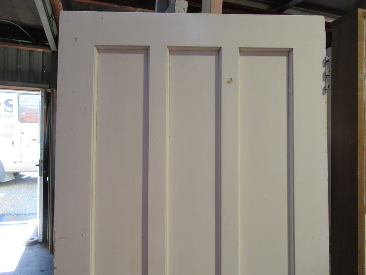 Vertical Stripe 3 Panel Interior Native Timber Door 1980H x 810W x 45D