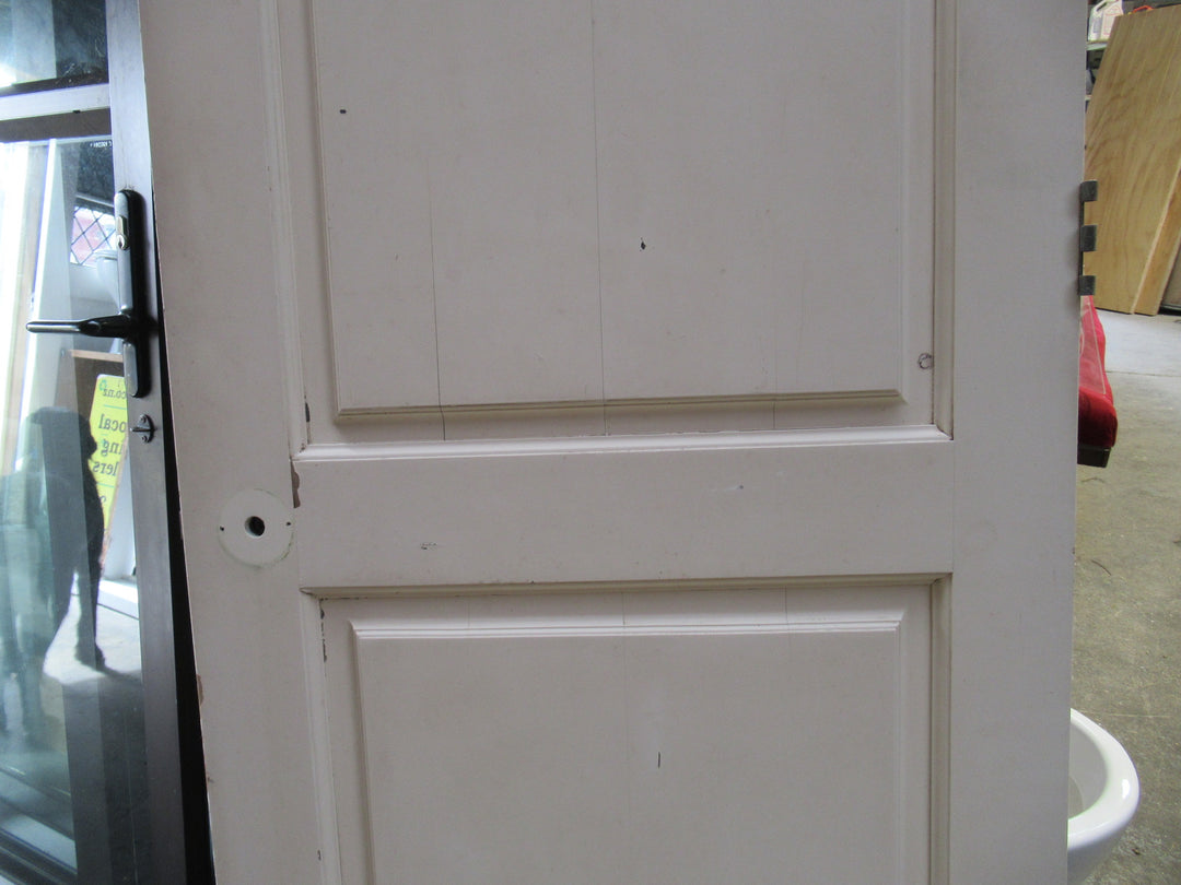 2 Panel with Oval Mold at the top Timber Front Door 1990H x 760W x 40D