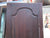 2 Panel with Oval Mold at the top Timber Front Door 1990H x 760W x 40D