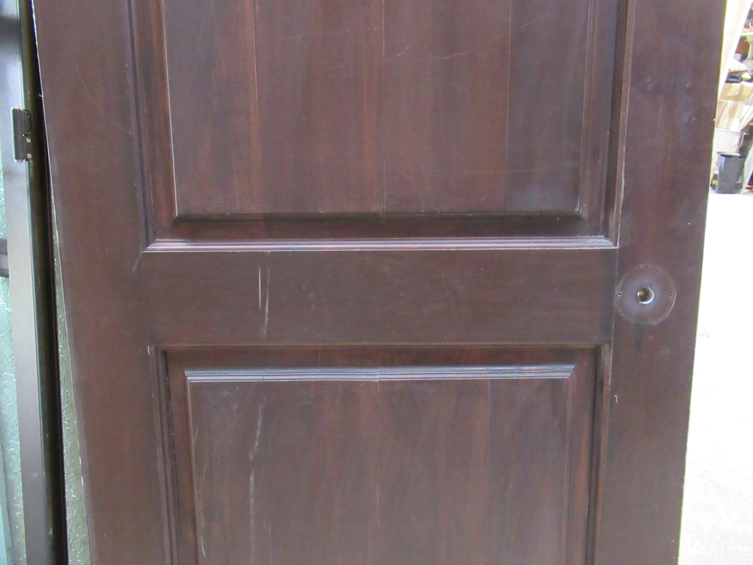 2 Panel with Oval Mold at the top Timber Front Door 1990H x 760W x 40D