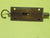 Vintage Brass Pull Slide Lock 100L x 32W x 12D/Chain 590L