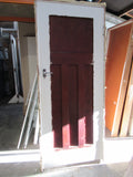 4 Panel Bungalow Cedar Door with Frame 2052H  x 855W x 120D/Door 1990H x 810W