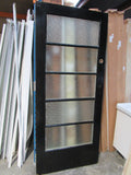 5 Lite Black & White Exterior Door 1985H x 857W x 42D