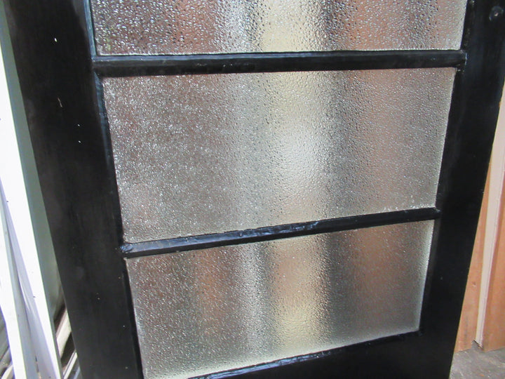 5 Lite Black & White Exterior Door 1985H x 857W x 42D