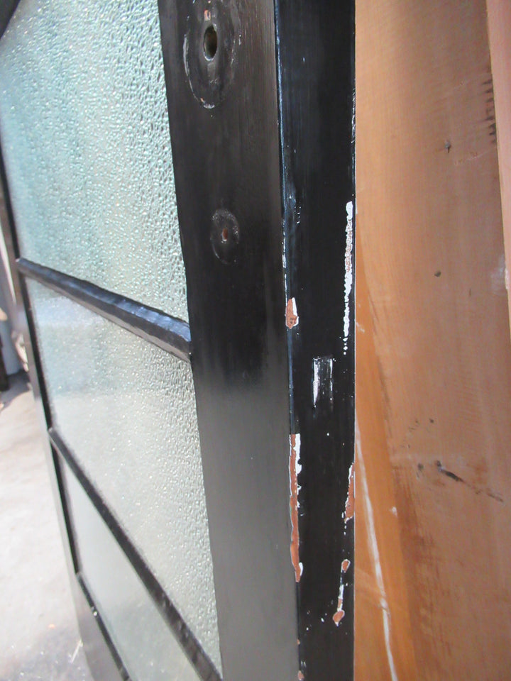 5 Lite Black & White Exterior Door 1985H x 857W x 42D
